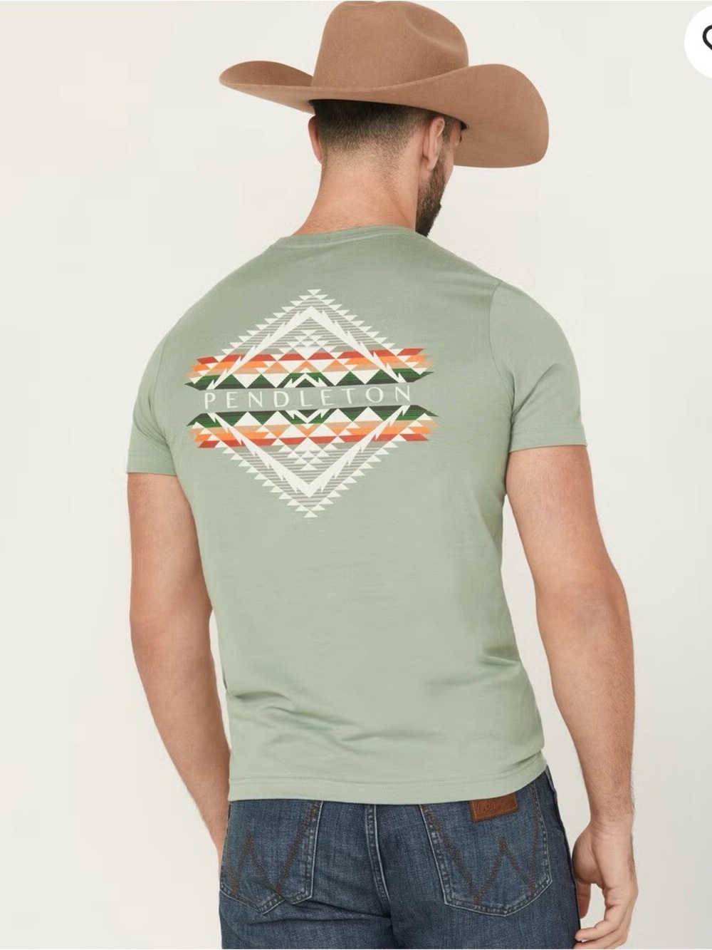 Pendleton Men's Sage Graphic Short-Sleeve T-Shirt  Men's Geo Print Logo M